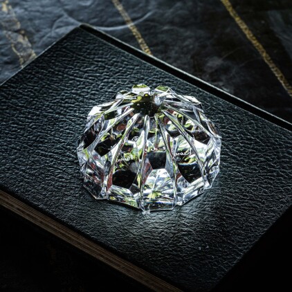 Lucida Cut Crystal Paperweight
