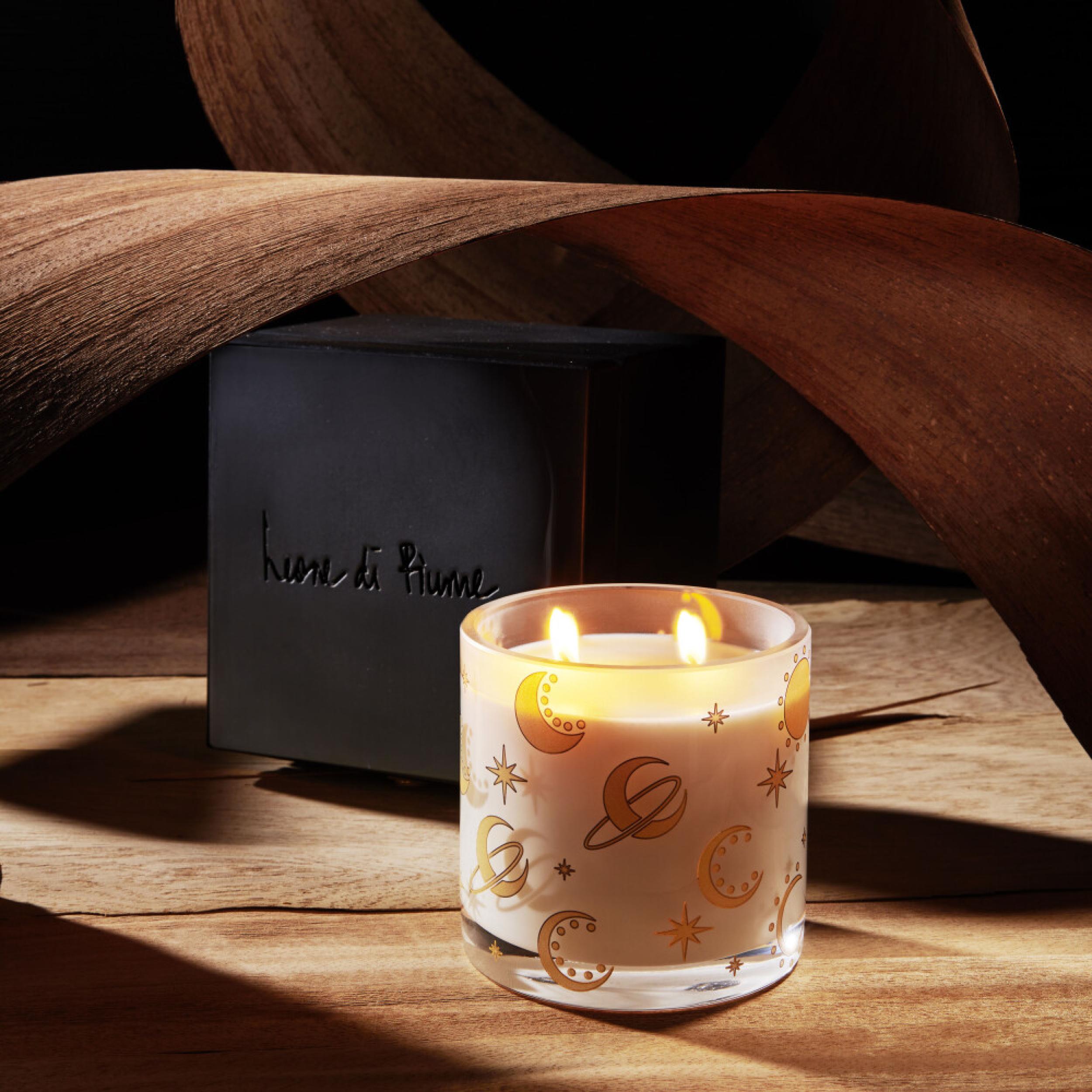 Lumina Yaldızlı Lüks Soya Mumu 450 gr