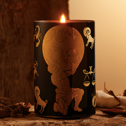 Atlante Nero Candle